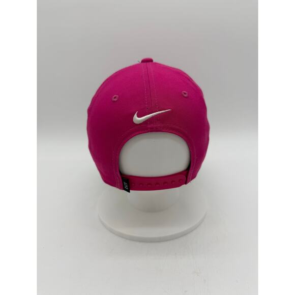 Nike Pro Structured Cap Hat Adult OSFA Hot Pink Adjustable - Picture 3 of 5